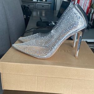 Steve Madden Kaidel clear heels
